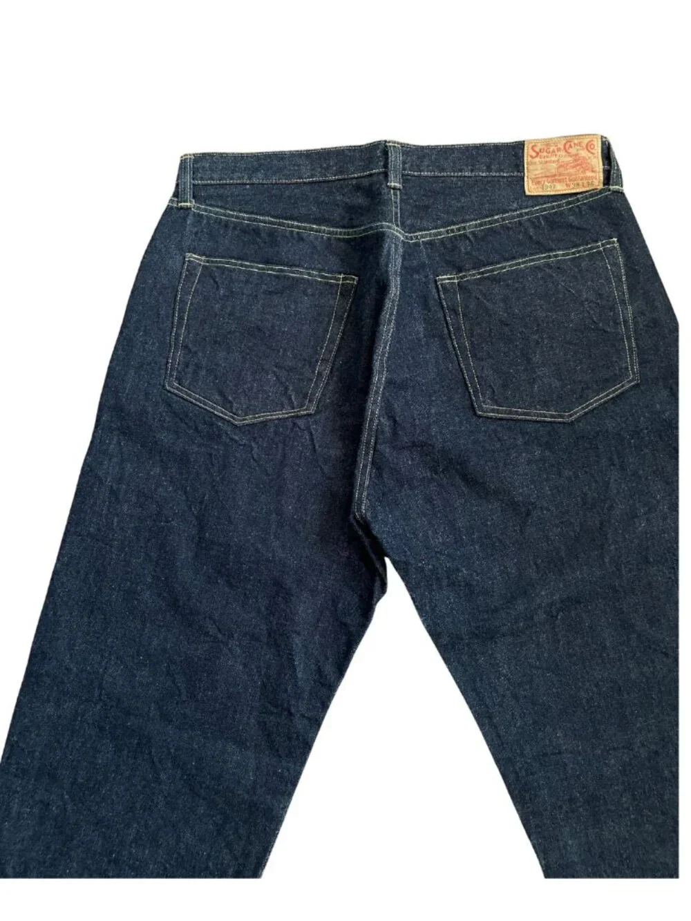 NWOT Sugar Cane Lot 1947 Japanese Selvedge Denim Jeans Men's 38 Dark Wash